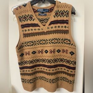 Detailed Ralph Lauren Sweater Vest.